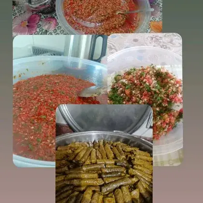 Kısır ve Yaprak Sarma İkramı